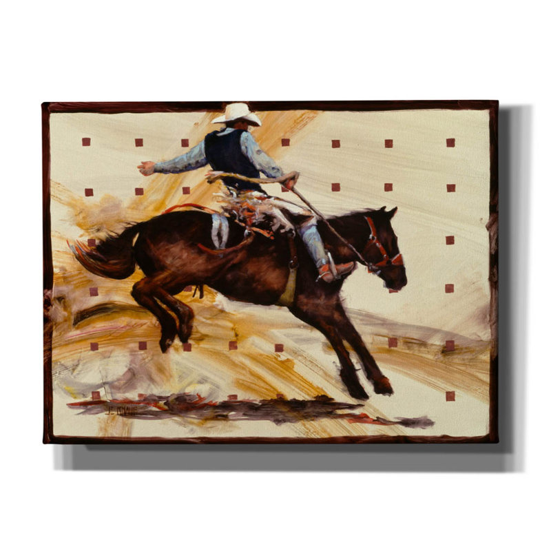 «Torriyah Jumpin Jack on Canvas» par J.E. Knauf, reproduction, H 12 po x l 16 po x P 0,75 po