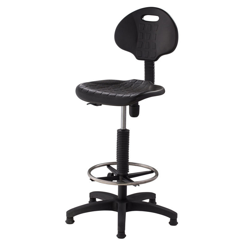 Tabouret industriel à hauteur ajustable, 22 po à 32 po