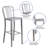 Indoor/Outdoor Commercial Grade Metal Modern Barstools (Set of 2) by Flash Furniture-2018702041-2072328337