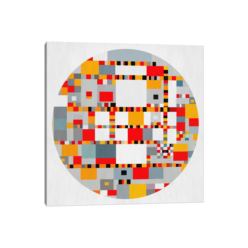 View Through A Kaleidoscope Ll by 5by5collective - Wrapped Canvas Print, 30.48 cm H x 30.48 cm W