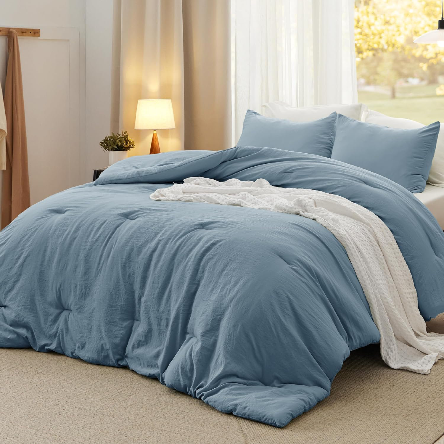 Bedsure Reversible Prewashed Comforter Set & Reviews | Wayfair