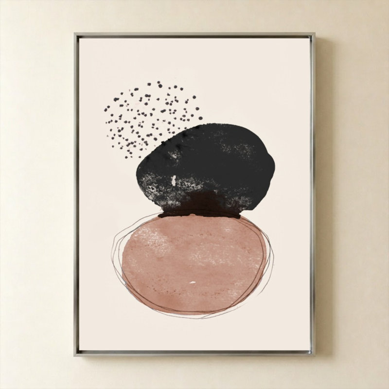 «Black and Brown Shapes» par Krinlox - Impression sur toile