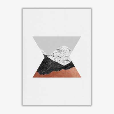 Copper Geometric IV - Print
