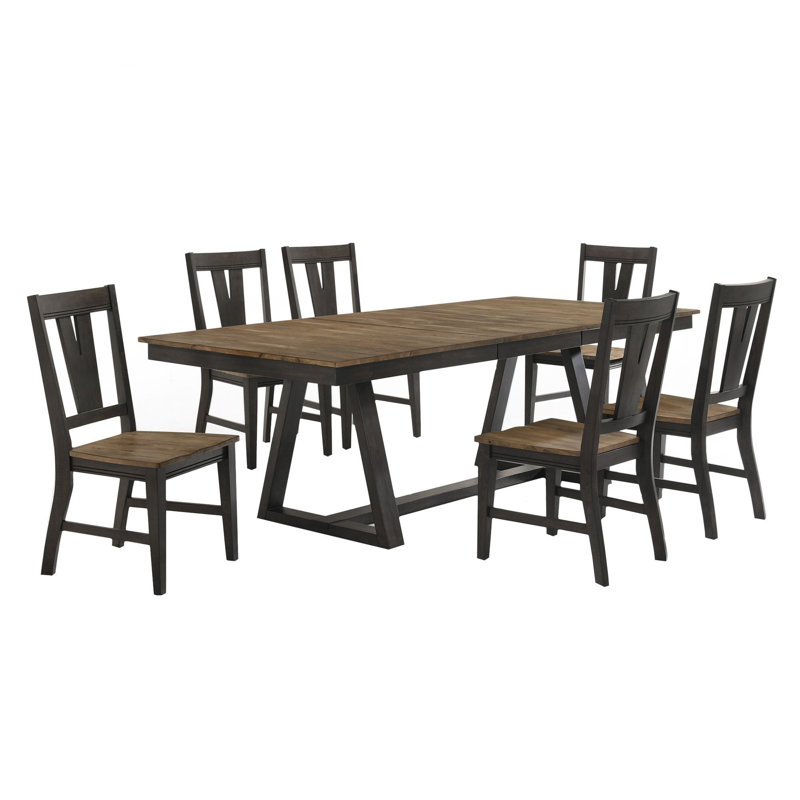 Rabee Extendable Solid Wood Dining Table