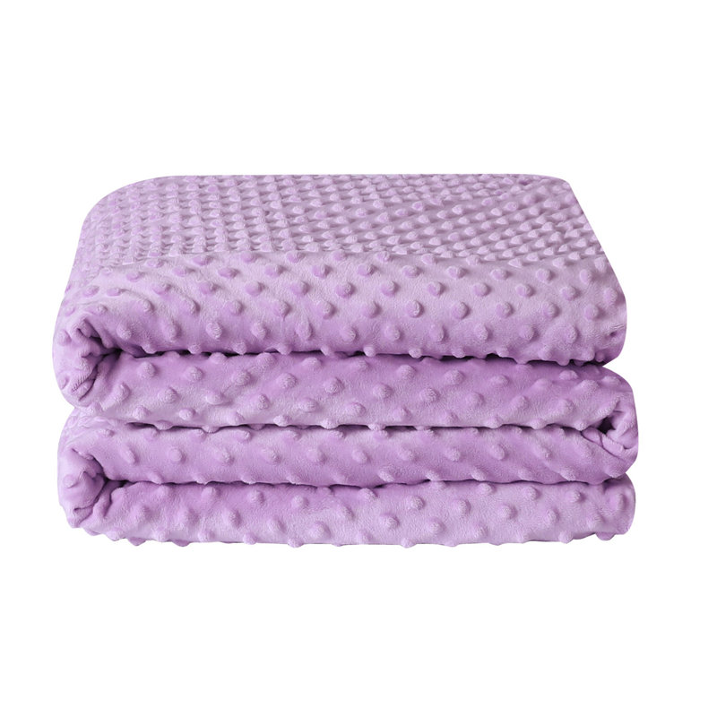 Couverture lestée Swift Home avec housse amovible, l 36 po x L 48 po, 5 lb, Lavande