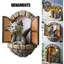 Sculpture murale petit dragon en résine
