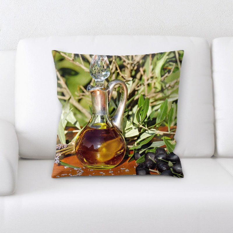Coussin décoratif huile d’olive