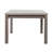 Wooden Rectangular Dining Table In Gray And Stone Gray