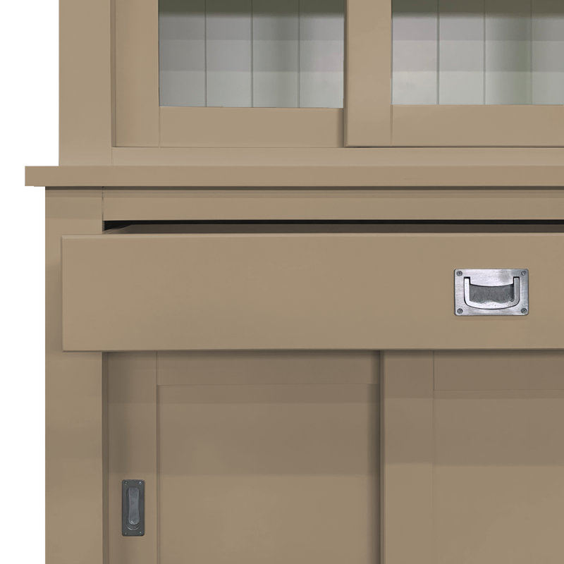 Antione Display Cabinet, Grey Beige