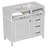 36-Inch Bathroom Vanity With Ceramic Sink Top, Solid Wood Frame And MDF Cabinet, Flip Drawer Design With Adjustable Shelf And Metal Handles, Freestanding Bathroom Storage Cabinet (Faucet Not Included)-1271729470