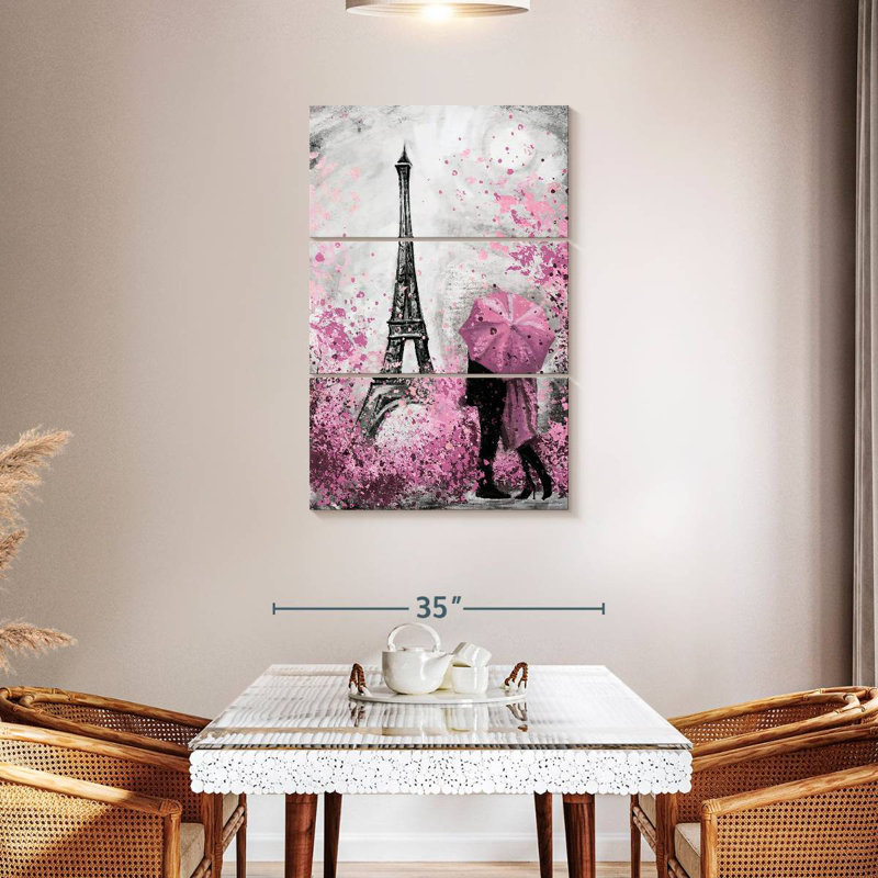 Nicci Paris Pink Bloom Pop, 45" H x 28" W