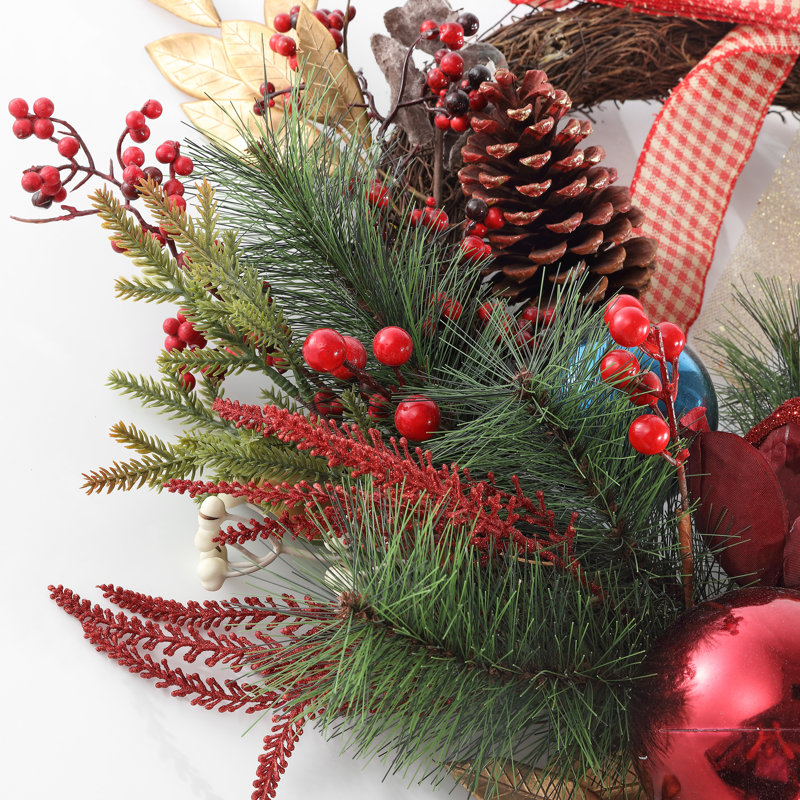 Couronne ovale en PVC 28 po Magnolia