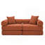 Modular Couch Sofa Bed For Apartment,Convertible Sofa Bed,Fixed-Shape Frame & Removable Armrests,Folding Mattress Couch For Small Spaces ,No Assembly ,Corduroy-1804948549