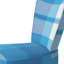 Chaise d'appoint rembourrée à motif Blue Tartan