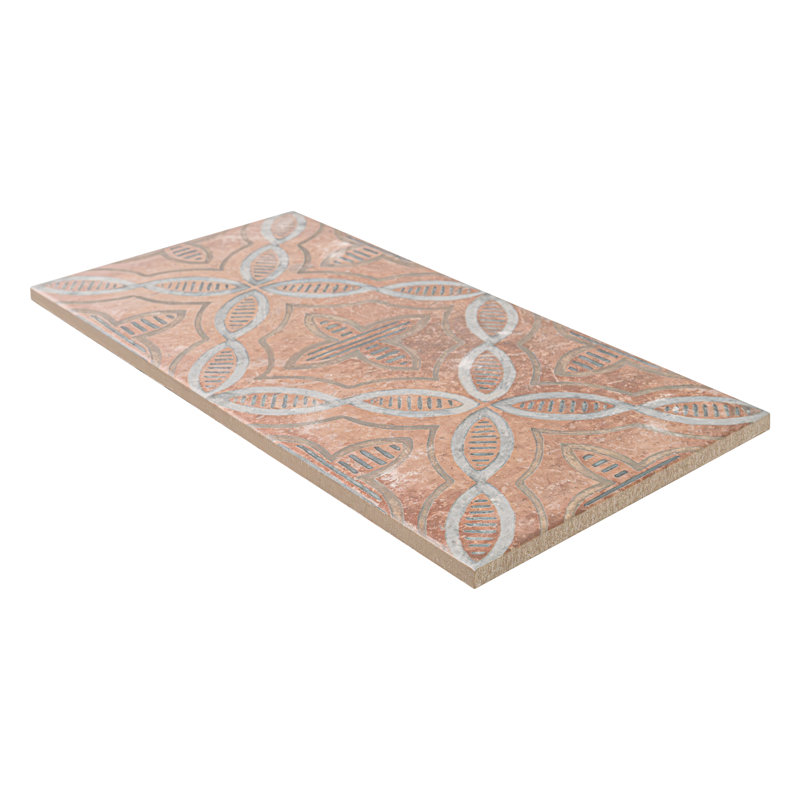 Carrelage de sol et de mur en porcelaine mat aspect terre cuite Arabesca 6 po x 12 po