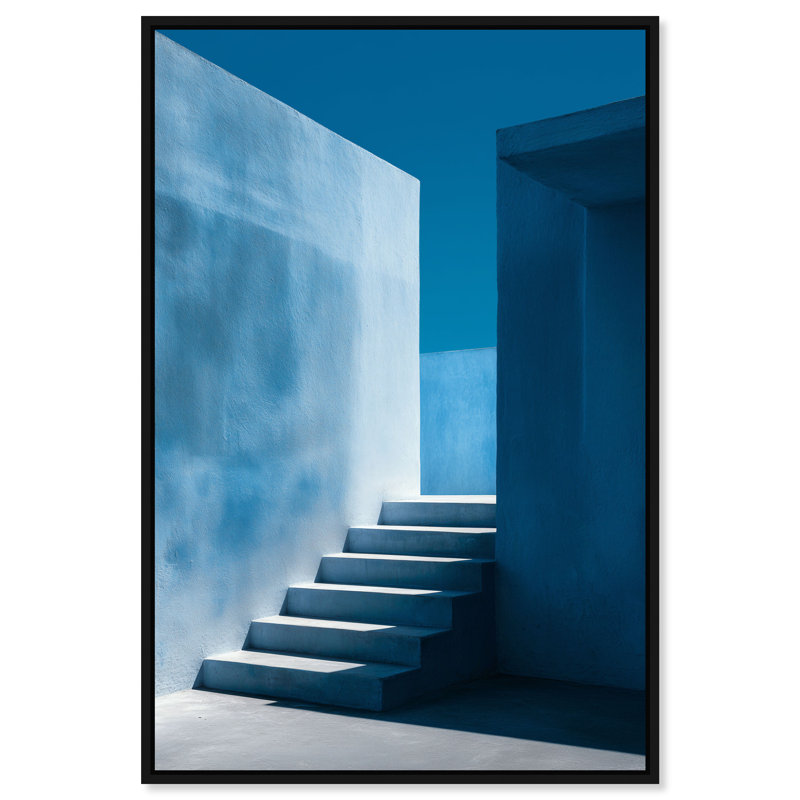 Deep Ocean Walls II Print by Oliver Gal, 16"H x 11"W, Black Floater Frame