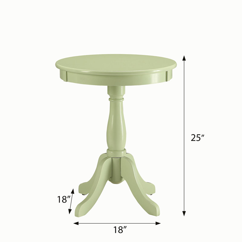 Table d'appoint d'angle vert clair, Vert clair