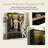 Elegant APP-Controlled LED Hall Tree with Roman Column Design and Smart Storage Bench - White-1050829128