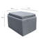 Blocton 57cm Wide Rectangle Solid Colour Standard Ottoman with Storage