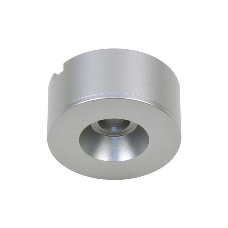 Armacost Small Silver Aluminum Dimmable LED Puck Light