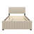 Velvet Upholstered Platform Bed with Trundle-106492948-112511389