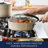 Rachael Ray Cook and Create Nonstick Saute Pan with Lid, 3 Quart, Almond