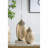 Aluminum Vase with Gold Streaks, Perfect for Modern and Elegant Decor-1784530297