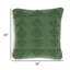 Ensemble de 4 coussins décoratifs Dco, intérieur et extérieur, motif géométrique tissé, vert