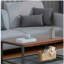 Console Coffee Table with a Natural Reclaimed Wood Finish, for Living room