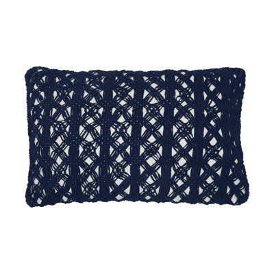 Clyde Embroidered Throw Pillow