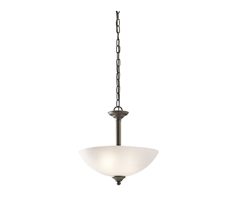 Luminaire suspendu unique à 2 lumières Mcnemar Graybeal