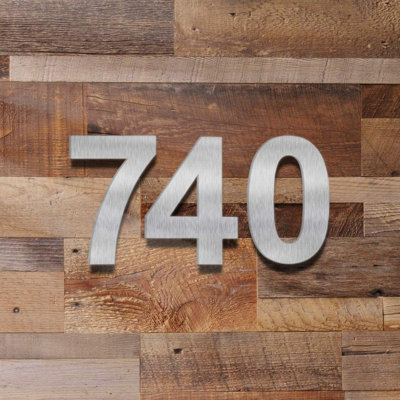 6 in. Floating Mount House Number