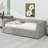 Upholstered Extendable Daybed Frame With Trundle-1748194087