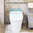 Compact Dual Flush Toilet With Self-Cleaning Wand, Foot Sensor Flush, White Night , Knob Control, Cold Water Wash, Strong Soft Close, , Smart 1/1.28 ,