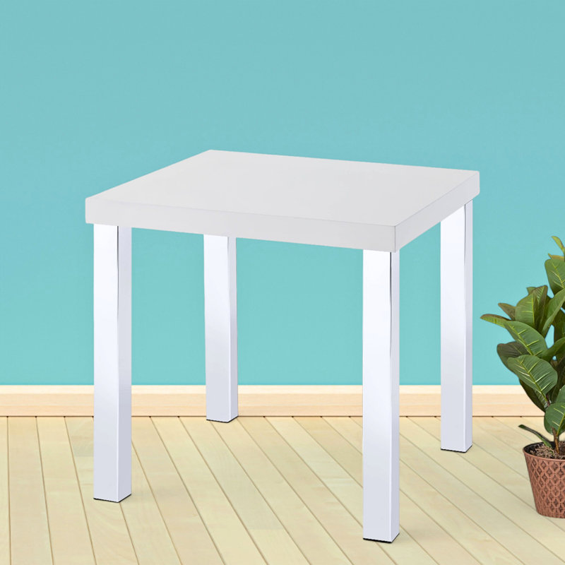 Élégante table de bout Nirvana White