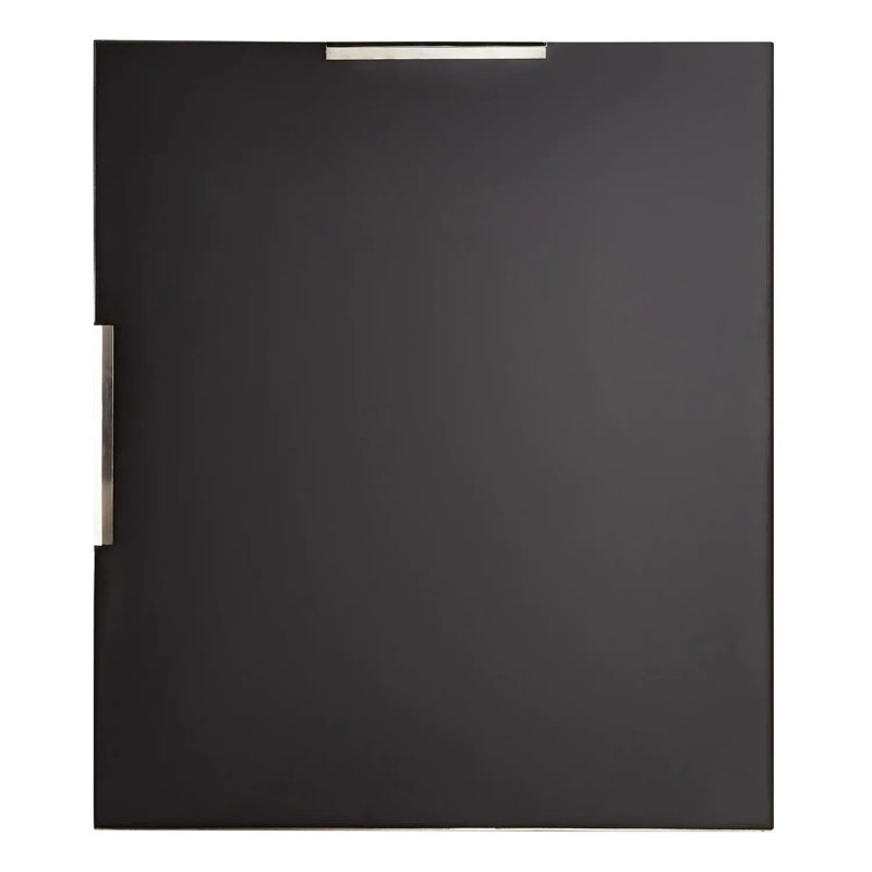 Carpini Decorative Bathroom Vanity Mirror, Nickel