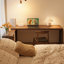Bureau de direction en L en bois massif avec tiroirs-809294295-809294284