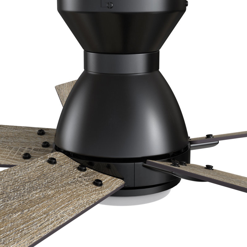 Smart Ceiling Fan With Remote, Light Kit, Works With Google Assistant And Amazon Alexa,Siri Shortcut., 52", Wooden