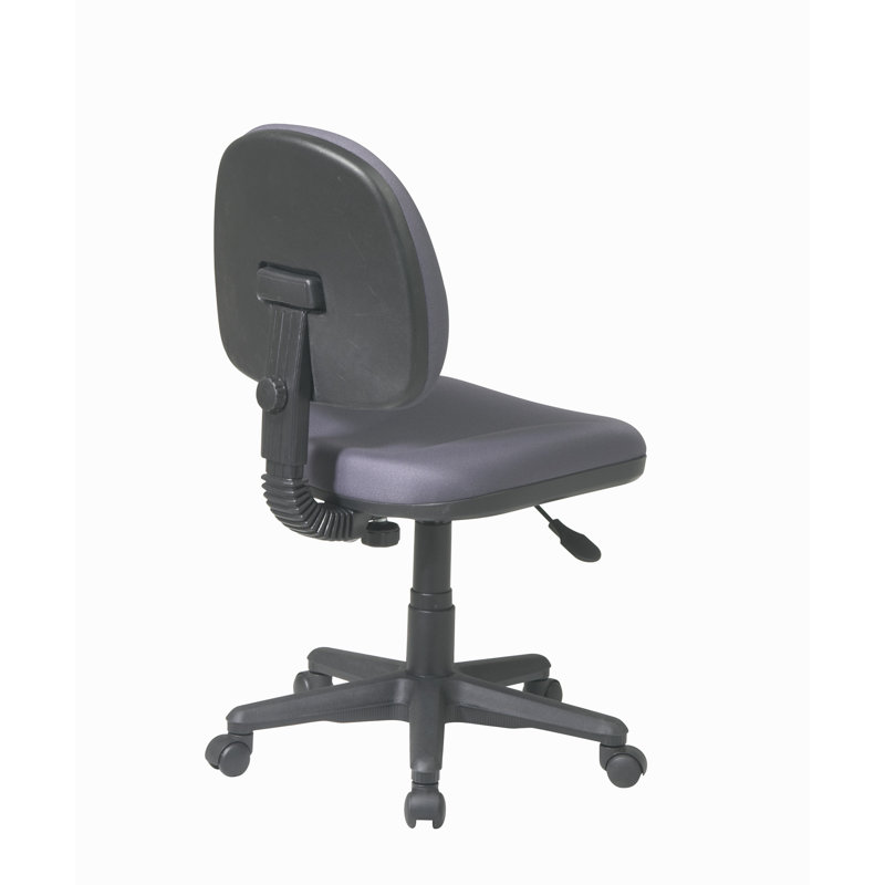 Sculptured Polyester Blend Task Chair, Icon - Grey