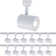 Charge LED Line Voltage Track Head