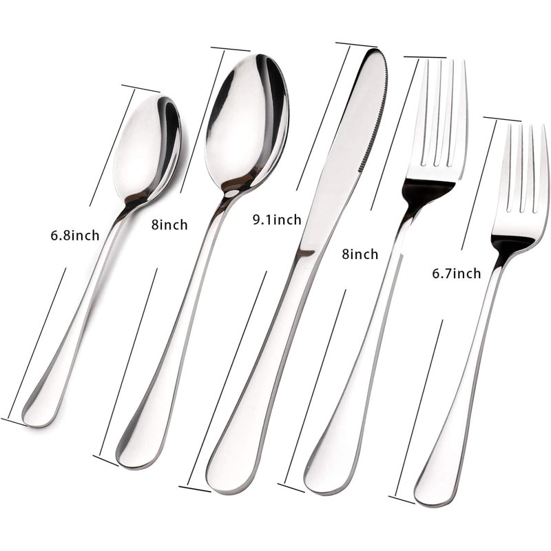 Silverware Set For 8