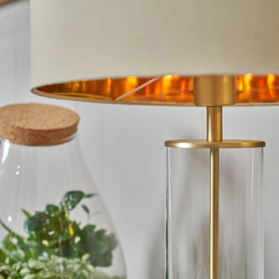 Glass Table Lamp