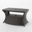 Table d'appoint méridienne avec trou pour parasol-291851451