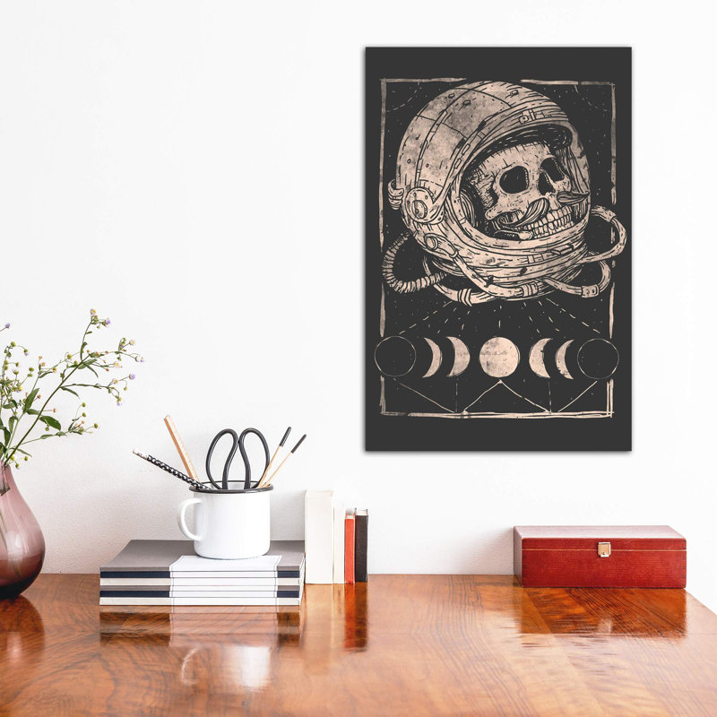 Infinity par Mike Koubou - impression d'art graphique, Toile tendue, H 26 po x l 18 po x 1,5 po