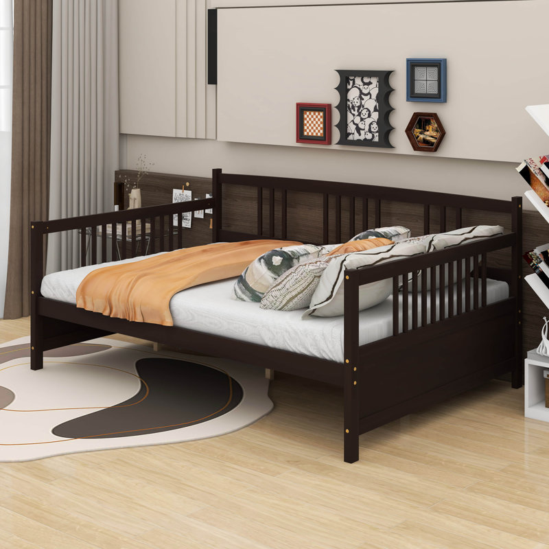 Full Size Daybed With Support Legs, Espresso