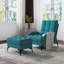 Affric 60cm Wide Velvet Wing Chair Recliner-1529548662