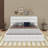 Queen Size Upholstered Platform Bed-2128307749