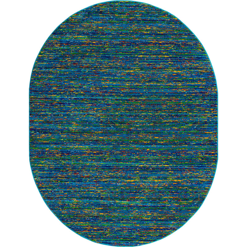 Marvela Abstract Indoor Rug, Oval 5'3" x 8'