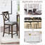 Ensemble de chaises à hauteur de comptoir pour 4 personnes, chaise de cuisine avec siège rembourré, tabouret de bar à hauteur de comptoir pour salle à manger-1124858410