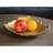 12” Decorative Antique Golden Allure Torn Metal Centerpiece Bowl with Sculpted Edges